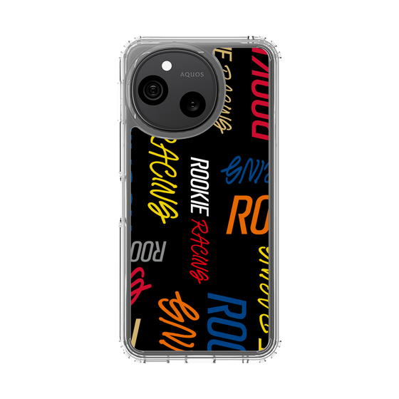 スリムプロテクションケース［ ルーキーレーシング - カラフルロゴ - ブラック ］