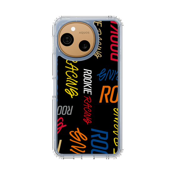 スリムプロテクションケース［ ルーキーレーシング - カラフルロゴ - ブラック ］