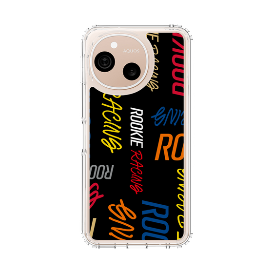 スリムプロテクションケース［ ルーキーレーシング - カラフルロゴ - ブラック ］