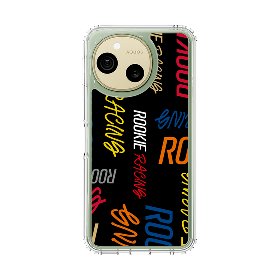 スリムプロテクションケース［ ルーキーレーシング - カラフルロゴ - ブラック ］