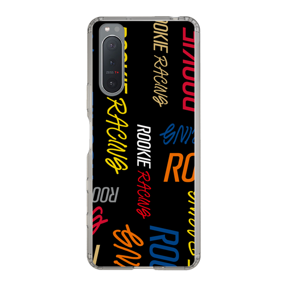 スリムプロテクションケース［ ルーキーレーシング - カラフルロゴ - ブラック ］