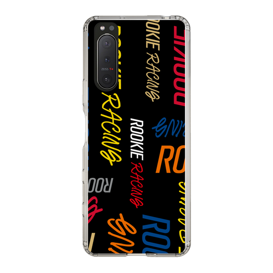 スリムプロテクションケース［ ルーキーレーシング - カラフルロゴ - ブラック ］