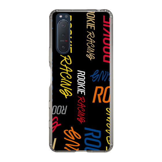 スリムプロテクションケース［ ルーキーレーシング - カラフルロゴ - ブラック ］