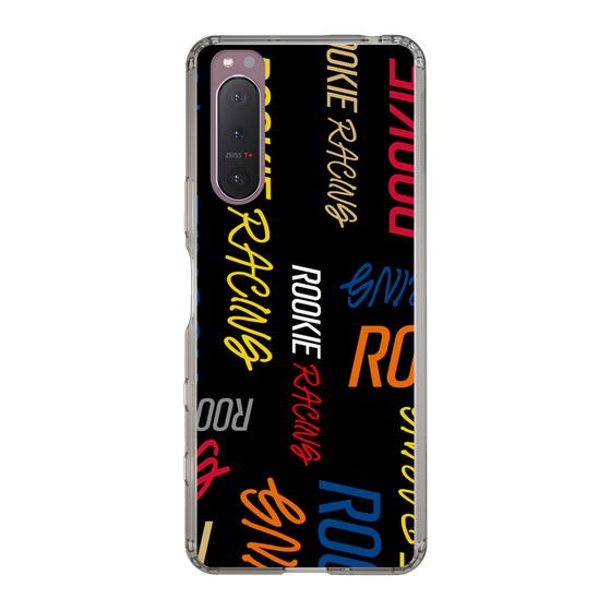 スリムプロテクションケース［ ルーキーレーシング - カラフルロゴ - ブラック ］