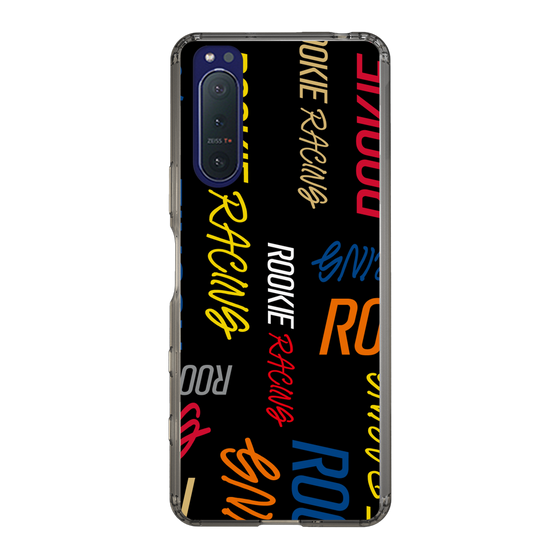 スリムプロテクションケース［ ルーキーレーシング - カラフルロゴ - ブラック ］