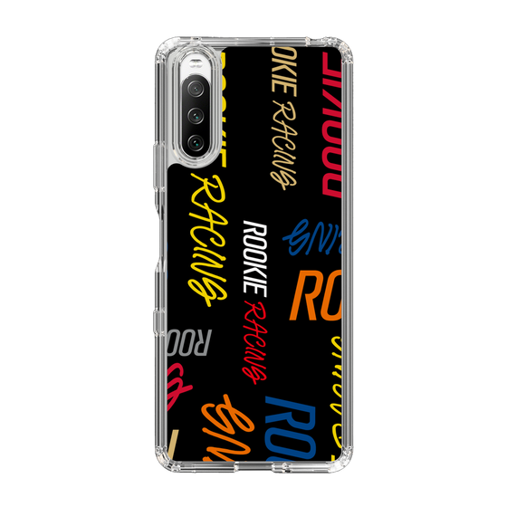 スリムプロテクションケース［ ルーキーレーシング - カラフルロゴ - ブラック ］