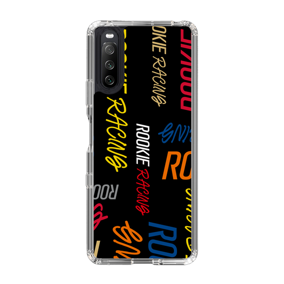 スリムプロテクションケース［ ルーキーレーシング - カラフルロゴ - ブラック ］