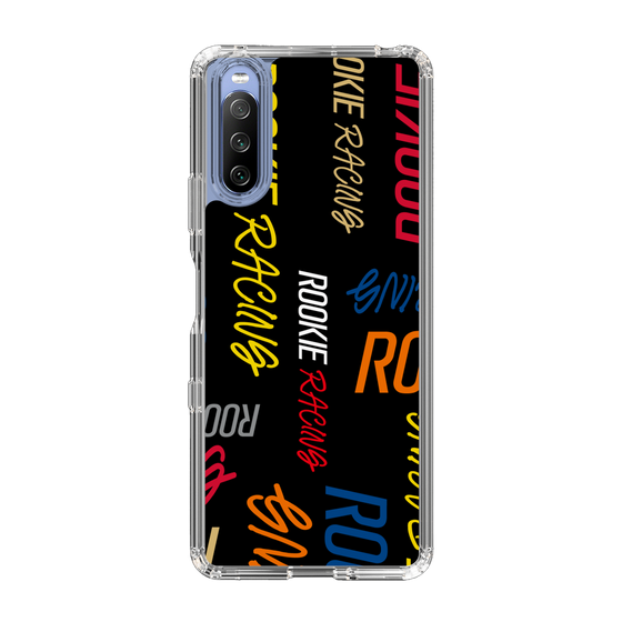 スリムプロテクションケース［ ルーキーレーシング - カラフルロゴ - ブラック ］