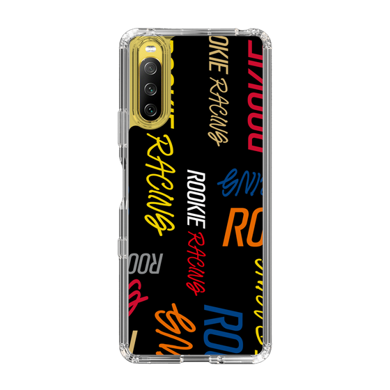 スリムプロテクションケース［ ルーキーレーシング - カラフルロゴ - ブラック ］