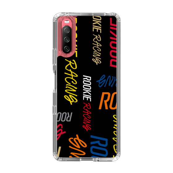 スリムプロテクションケース［ ルーキーレーシング - カラフルロゴ - ブラック ］