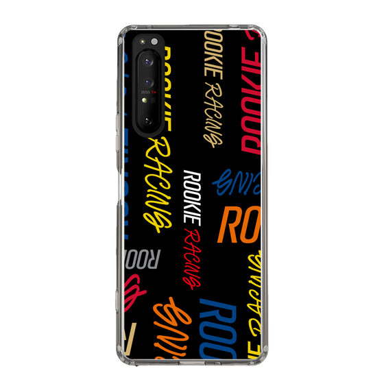 スリムプロテクションケース［ ルーキーレーシング - カラフルロゴ - ブラック ］