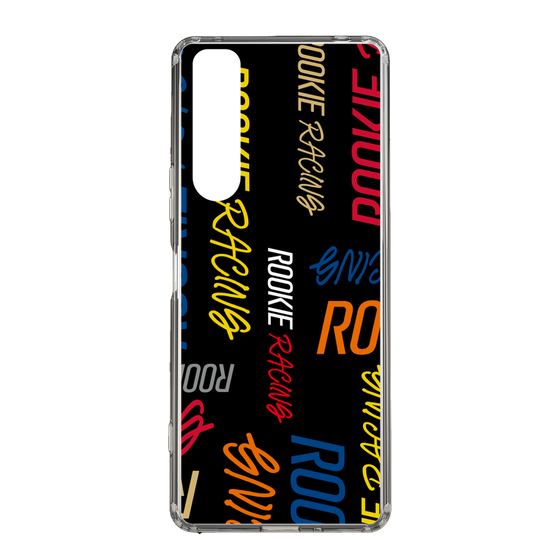 スリムプロテクションケース［ ルーキーレーシング - カラフルロゴ - ブラック ］