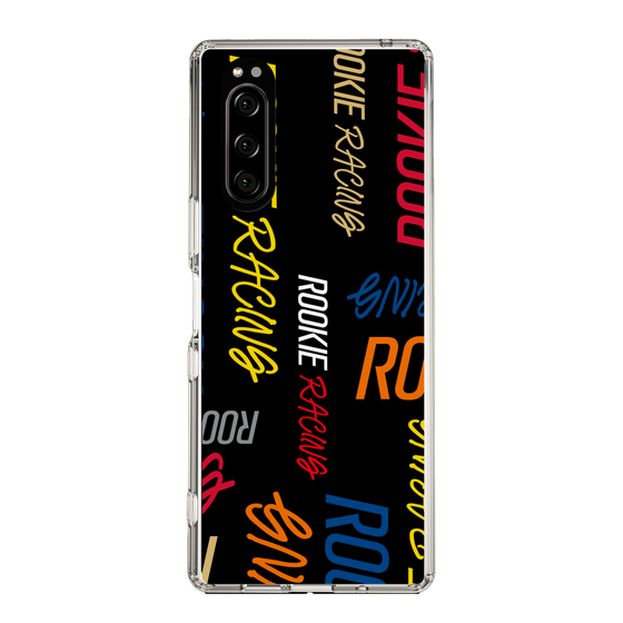 スリムプロテクションケース［ ルーキーレーシング - カラフルロゴ - ブラック ］