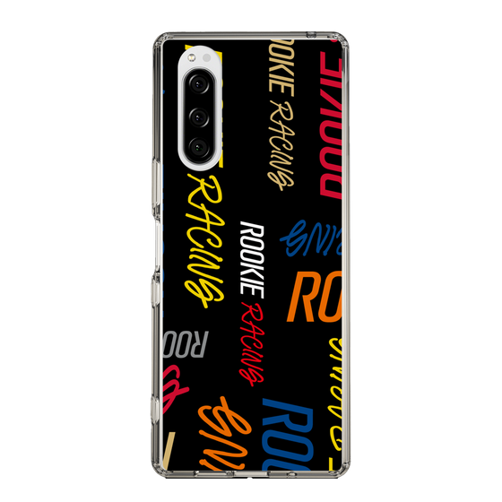 スリムプロテクションケース［ ルーキーレーシング - カラフルロゴ - ブラック ］