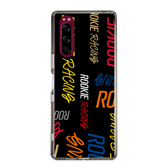 スリムプロテクションケース［ ルーキーレーシング - カラフルロゴ - ブラック ］