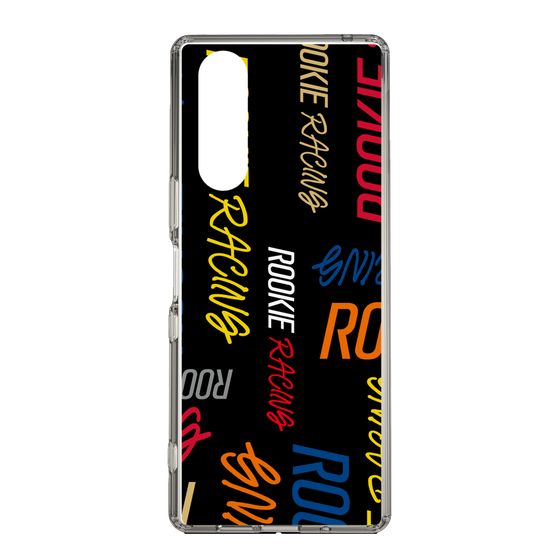 スリムプロテクションケース［ ルーキーレーシング - カラフルロゴ - ブラック ］