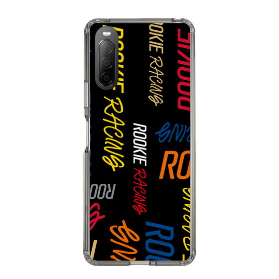 スリムプロテクションケース［ ルーキーレーシング - カラフルロゴ - ブラック ］