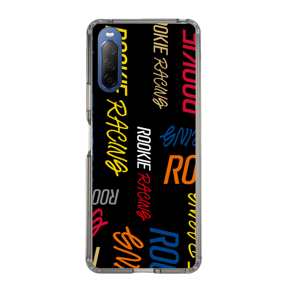 スリムプロテクションケース［ ルーキーレーシング - カラフルロゴ - ブラック ］