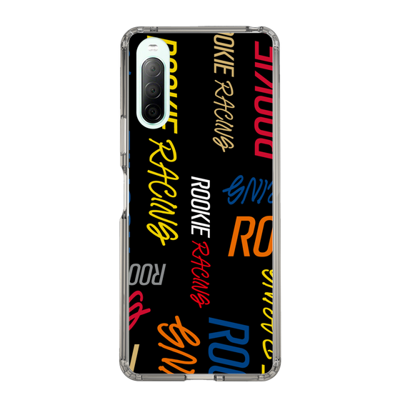 スリムプロテクションケース［ ルーキーレーシング - カラフルロゴ - ブラック ］