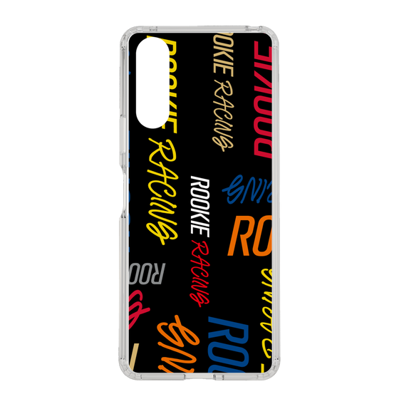 スリムプロテクションケース［ ルーキーレーシング - カラフルロゴ - ブラック ］