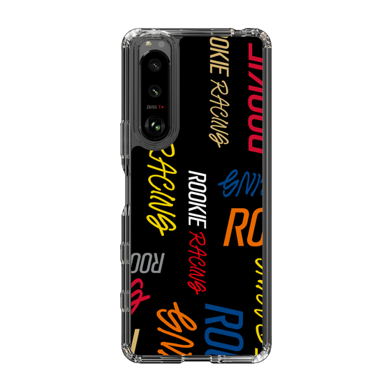 スリムプロテクションケース［ ルーキーレーシング - カラフルロゴ - ブラック ］