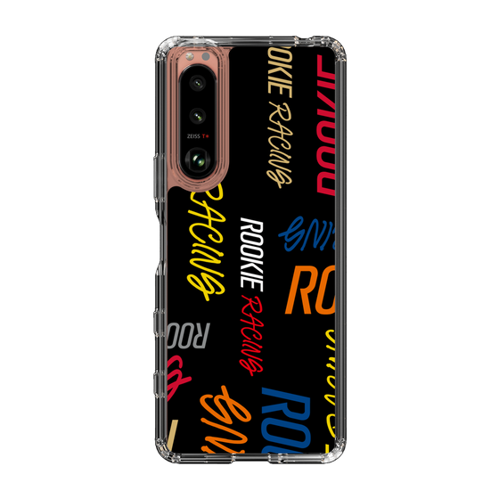 スリムプロテクションケース［ ルーキーレーシング - カラフルロゴ - ブラック ］