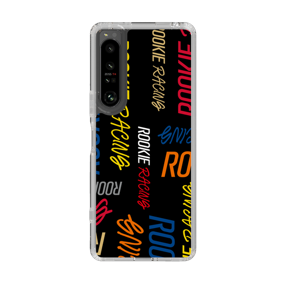 スリムプロテクションケース［ ルーキーレーシング - カラフルロゴ - ブラック ］