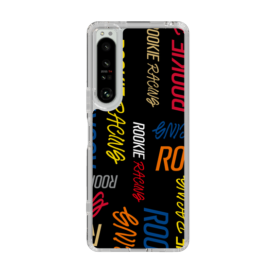 スリムプロテクションケース［ ルーキーレーシング - カラフルロゴ - ブラック ］