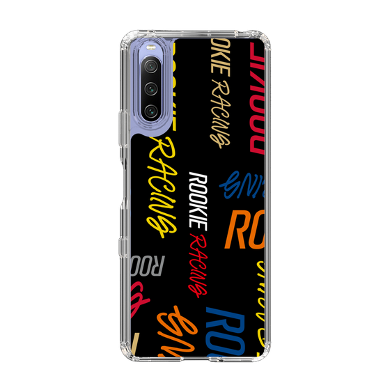 スリムプロテクションケース［ ルーキーレーシング - カラフルロゴ - ブラック ］