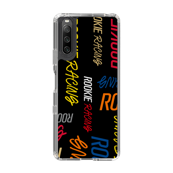 スリムプロテクションケース［ ルーキーレーシング - カラフルロゴ - ブラック ］