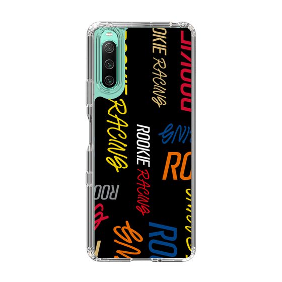 スリムプロテクションケース［ ルーキーレーシング - カラフルロゴ - ブラック ］