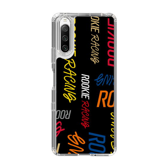 スリムプロテクションケース［ ルーキーレーシング - カラフルロゴ - ブラック ］