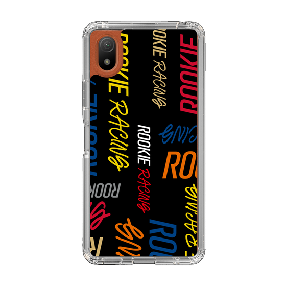 スリムプロテクションケース［ ルーキーレーシング - カラフルロゴ - ブラック ］