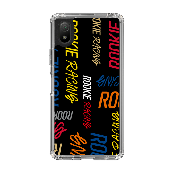 スリムプロテクションケース［ ルーキーレーシング - カラフルロゴ - ブラック ］