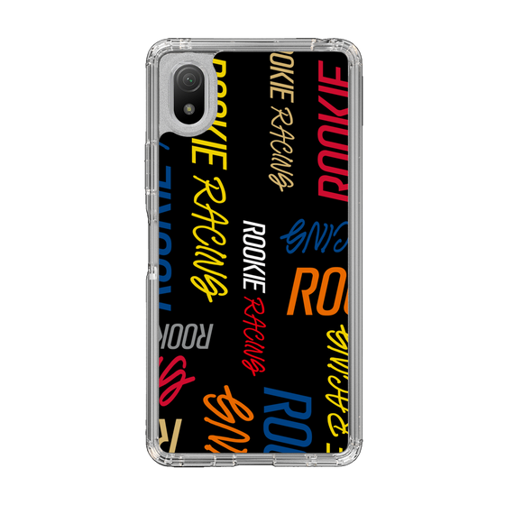 スリムプロテクションケース［ ルーキーレーシング - カラフルロゴ - ブラック ］