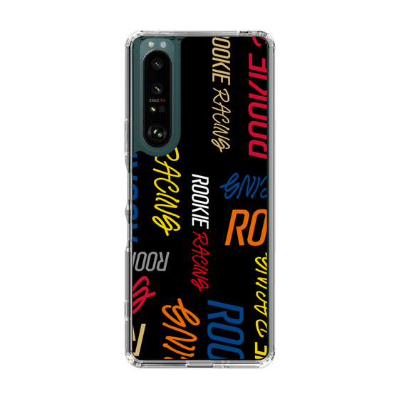 スリムプロテクションケース［ ルーキーレーシング - カラフルロゴ - ブラック ］