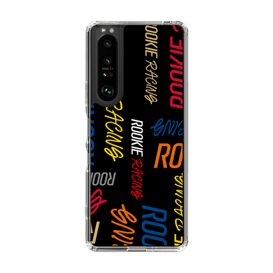 スリムプロテクションケース［ ルーキーレーシング - カラフルロゴ - ブラック ］