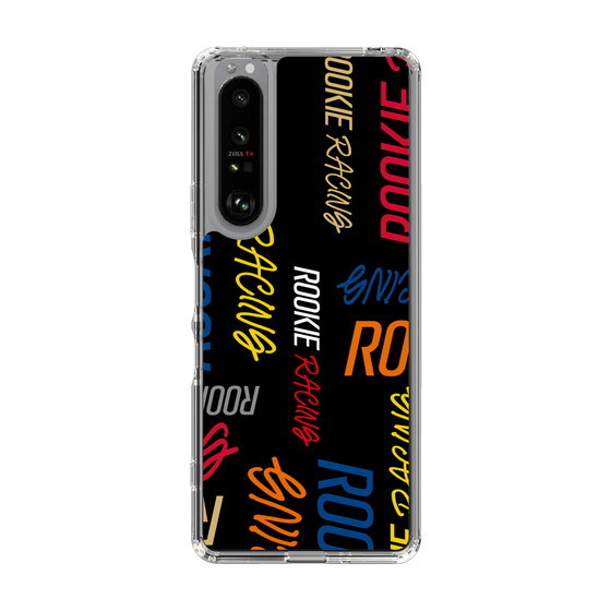 スリムプロテクションケース［ ルーキーレーシング - カラフルロゴ - ブラック ］