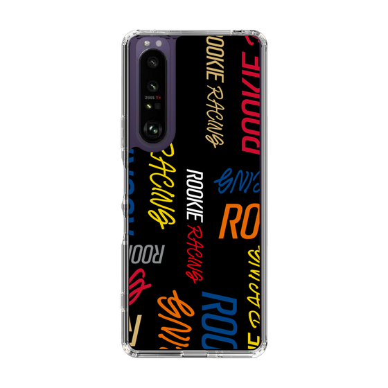 スリムプロテクションケース［ ルーキーレーシング - カラフルロゴ - ブラック ］