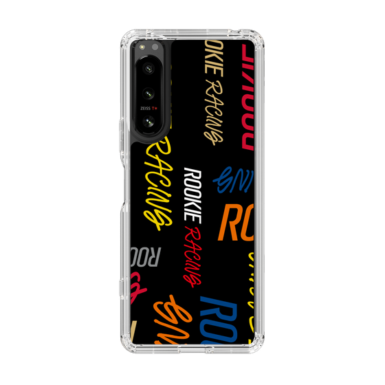 スリムプロテクションケース［ ルーキーレーシング - カラフルロゴ - ブラック ］