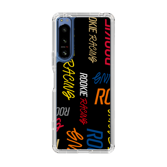 スリムプロテクションケース［ ルーキーレーシング - カラフルロゴ - ブラック ］