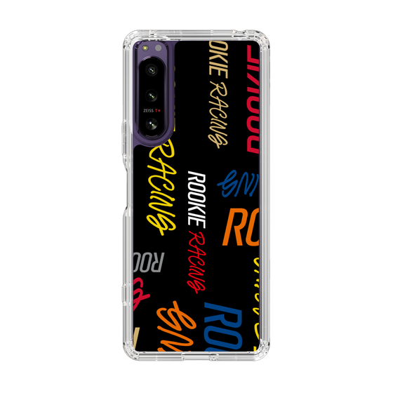 スリムプロテクションケース［ ルーキーレーシング - カラフルロゴ - ブラック ］