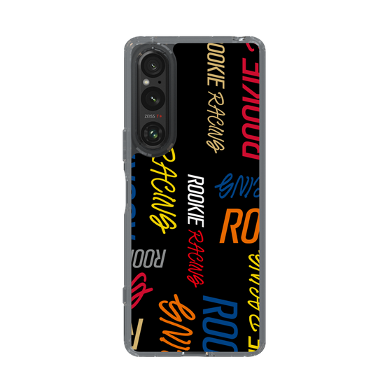 スリムプロテクションケース［ ルーキーレーシング - カラフルロゴ - ブラック ］