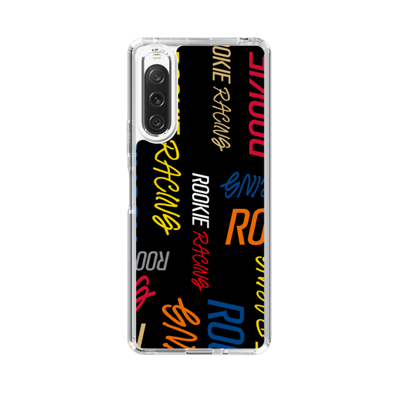 スリムプロテクションケース［ ルーキーレーシング - カラフルロゴ - ブラック ］