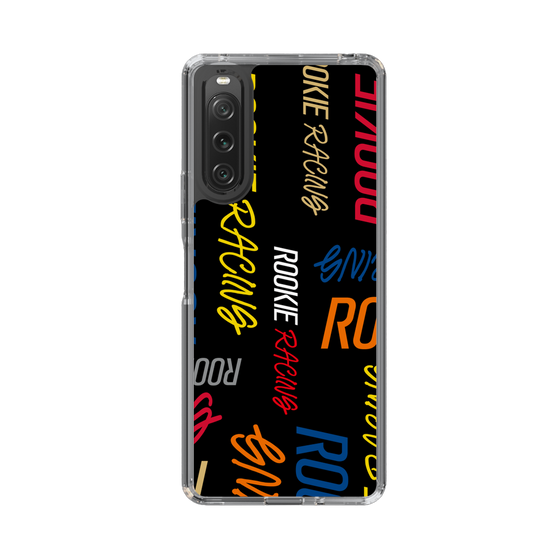 スリムプロテクションケース［ ルーキーレーシング - カラフルロゴ - ブラック ］