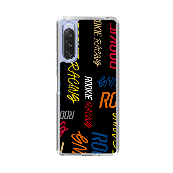 スリムプロテクションケース［ ルーキーレーシング - カラフルロゴ - ブラック ］