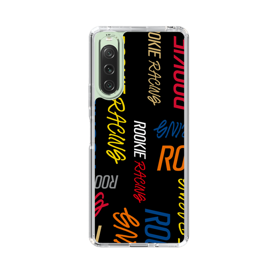 スリムプロテクションケース［ ルーキーレーシング - カラフルロゴ - ブラック ］