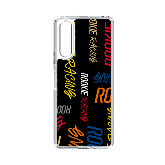 スリムプロテクションケース［ ルーキーレーシング - カラフルロゴ - ブラック ］