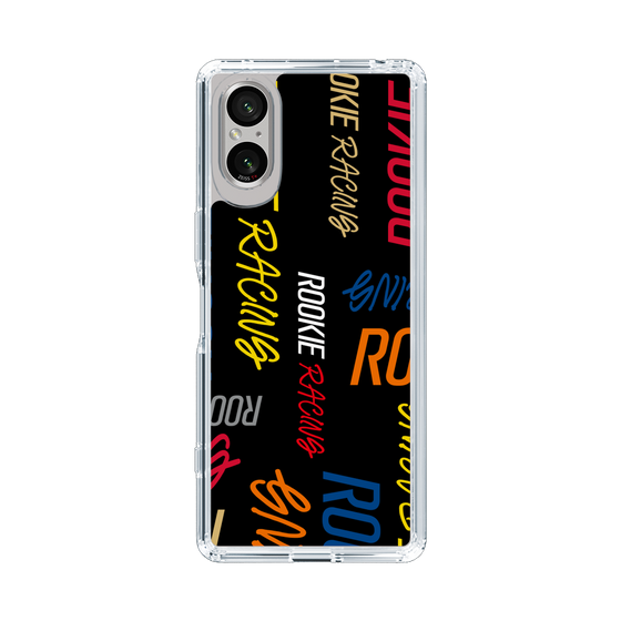 スリムプロテクションケース［ ルーキーレーシング - カラフルロゴ - ブラック ］