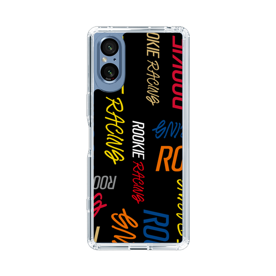 スリムプロテクションケース［ ルーキーレーシング - カラフルロゴ - ブラック ］